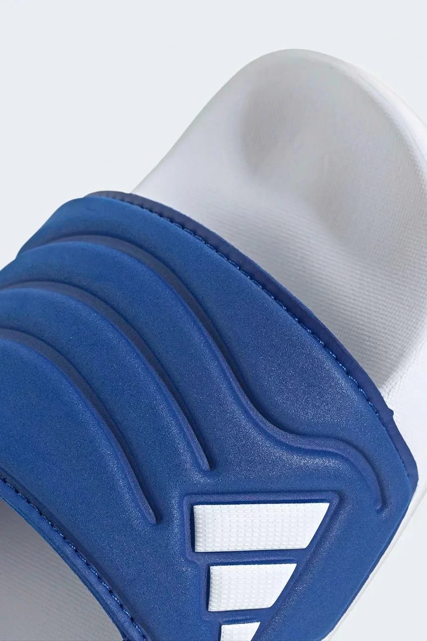 Детские тапочки ADILETTE ESTRAP 2.0 синие для мальчиков - фото 7