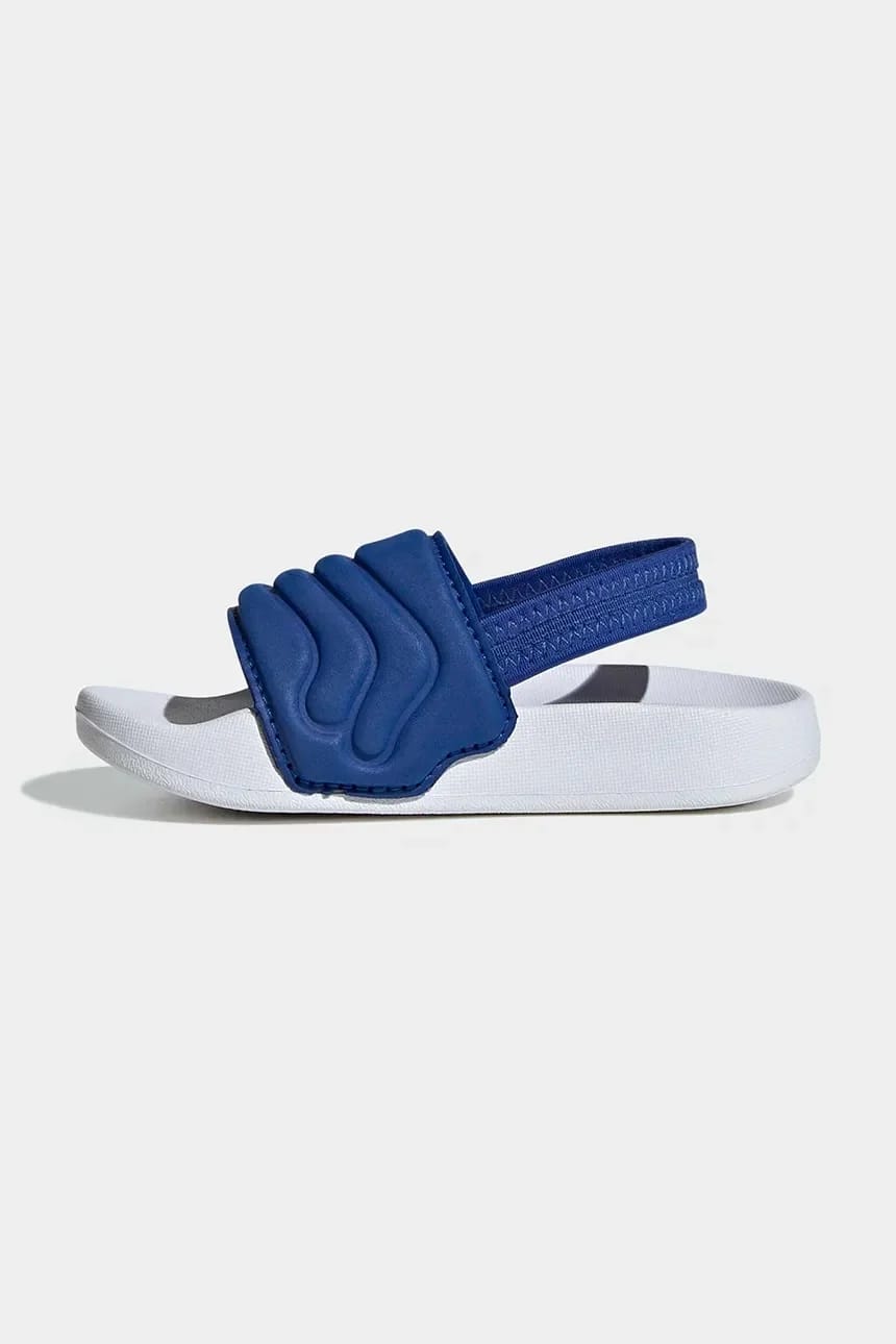 Детские тапочки ADILETTE ESTRAP 2.0 синие для мальчиков - фото 4