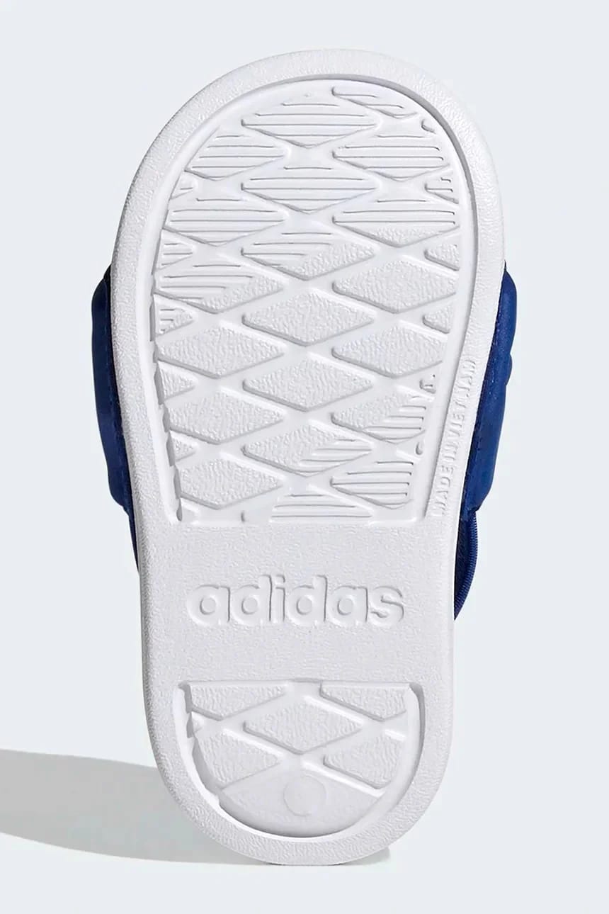 Детские тапочки ADILETTE ESTRAP 2.0 синие для мальчиков - фото 6