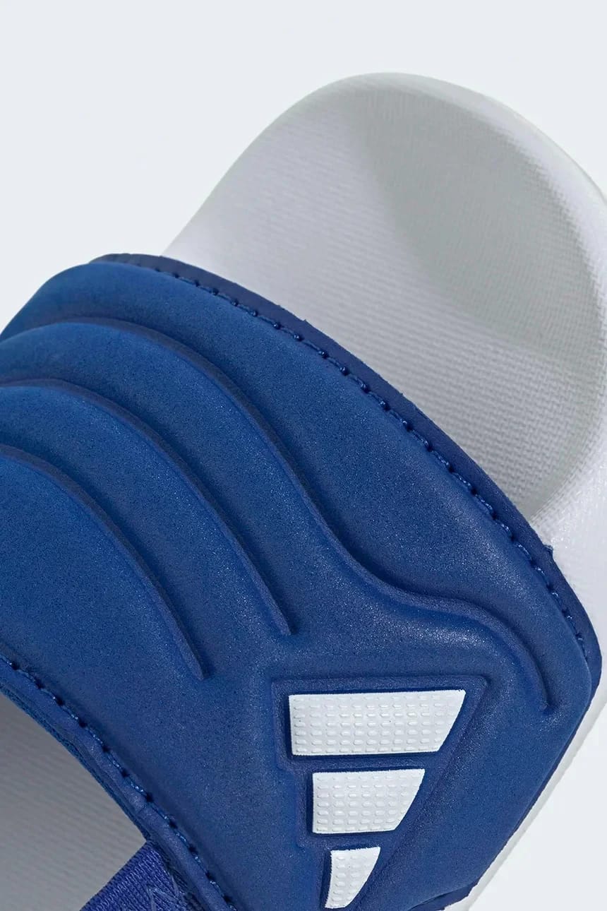 Детские тапочки ADILETTE ESTRAP 2.0 синие для мальчиков - фото 7