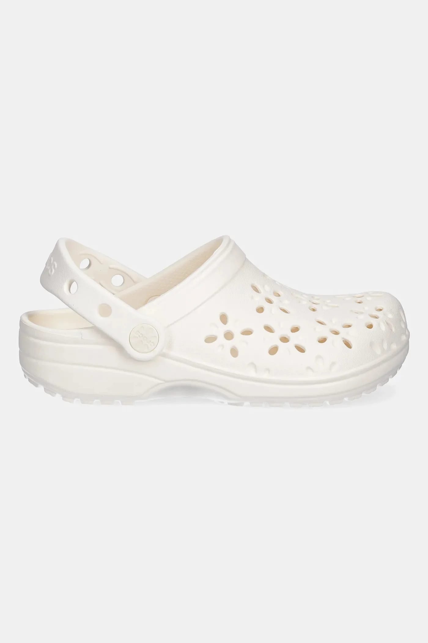 ДЕТСКИЕ шлепанцы CLASSIC FLORAL COUT OUT CLOG бежевые для мальчиков - фото 2