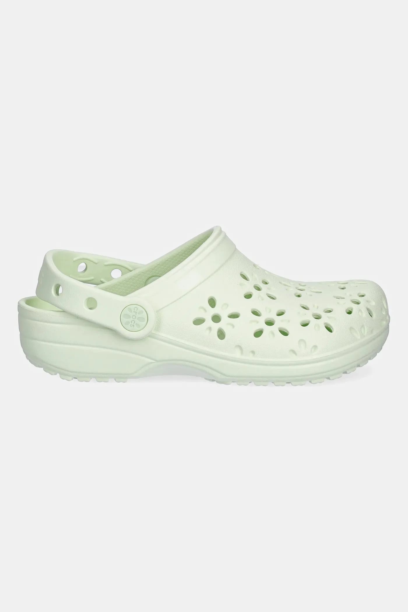 ДЕТСКИЕ шлепанцы CLASSIC FLORAL COUT OUT CLOG зеленые для мальчиков - фото 2