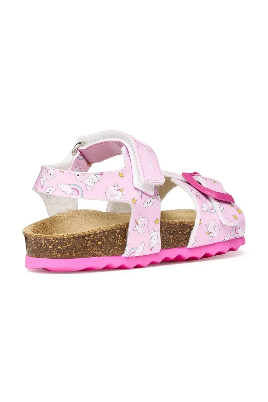 Детские босоножки SANDAL CHALKI розовые для девочек - фото 3