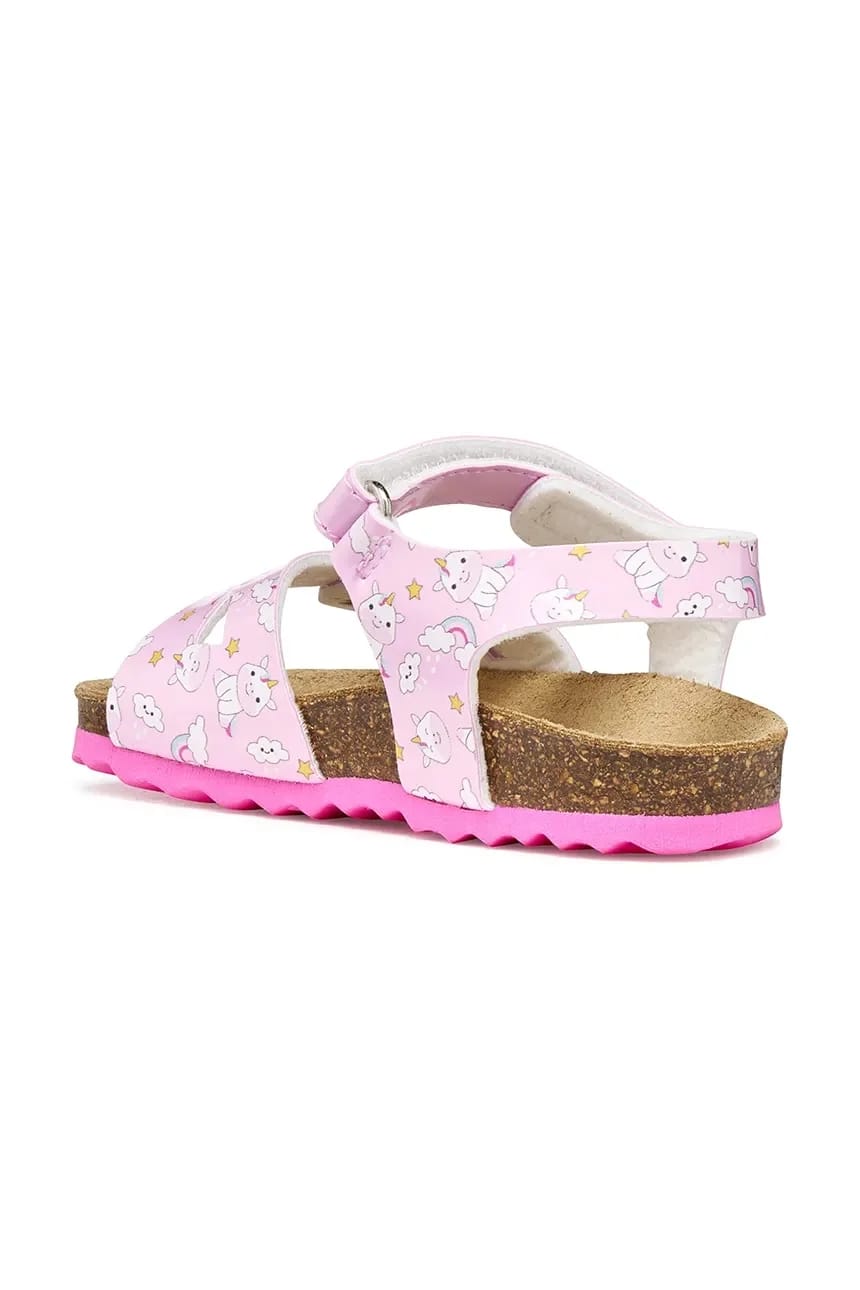 Детские босоножки SANDAL CHALKI розовые для девочек - фото 4