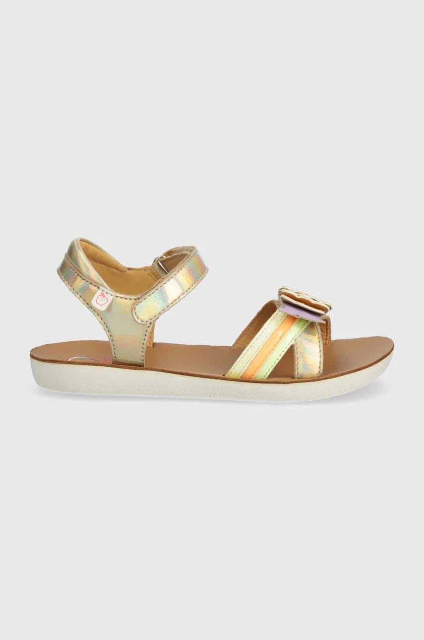 Детские кожаные сандалии GOA BUBULLE - фото 2