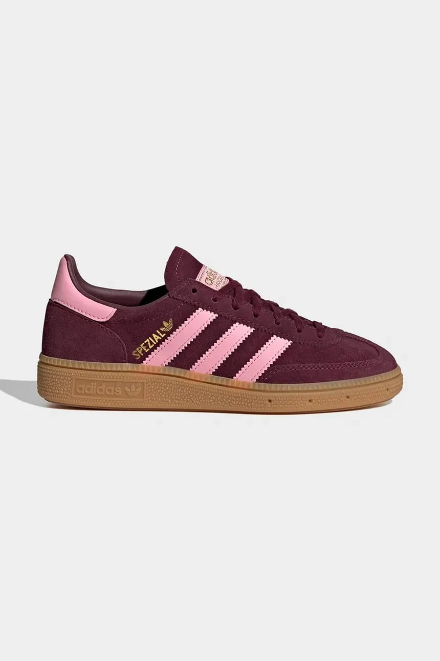 Детские кроссовки HANDBALL SPEZIAL бордовые для мальчиков