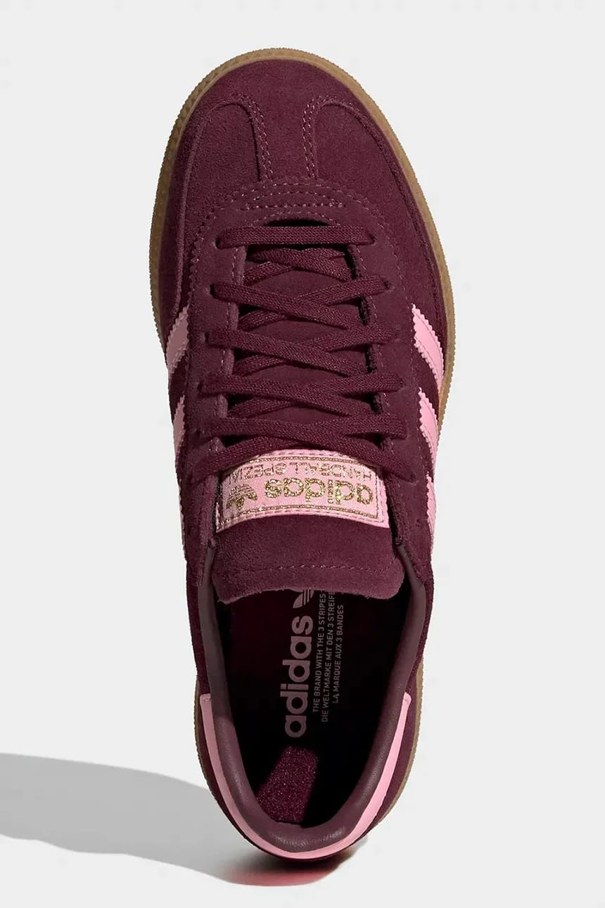 Детские кроссовки HANDBALL SPEZIAL бордовые для мальчиков - фото 5