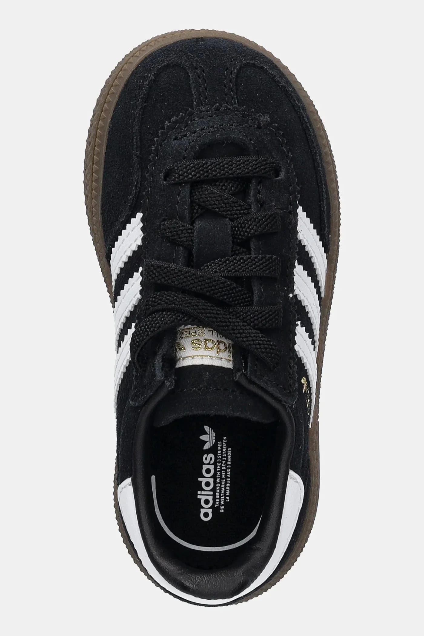 Детские замшевые кроссовки HANDBALL SPEZIAL черные для мальчиков - фото 4