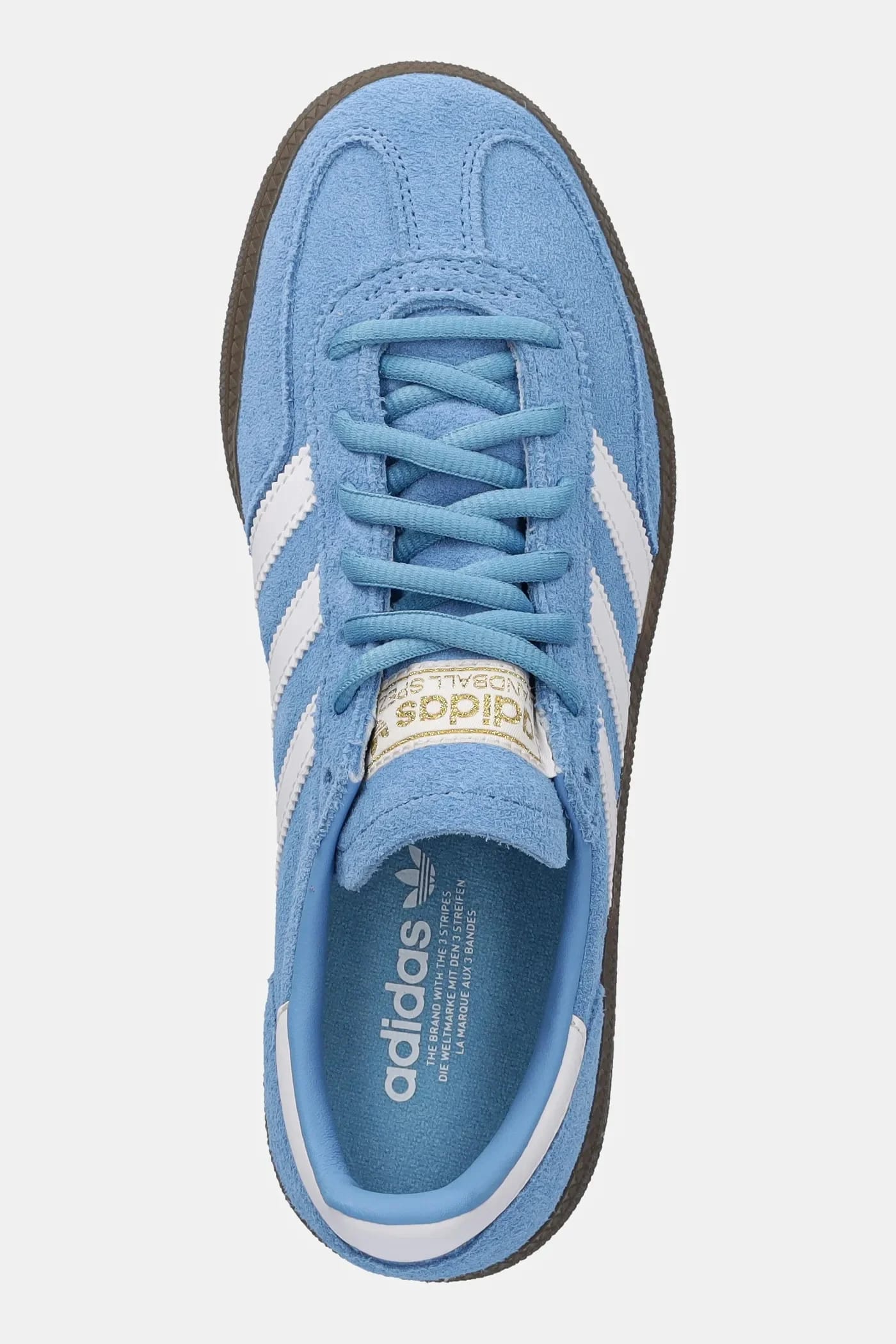 Детские замшевые кроссовки HANDBALL SPEZIAL синие для мальчиков - фото 4