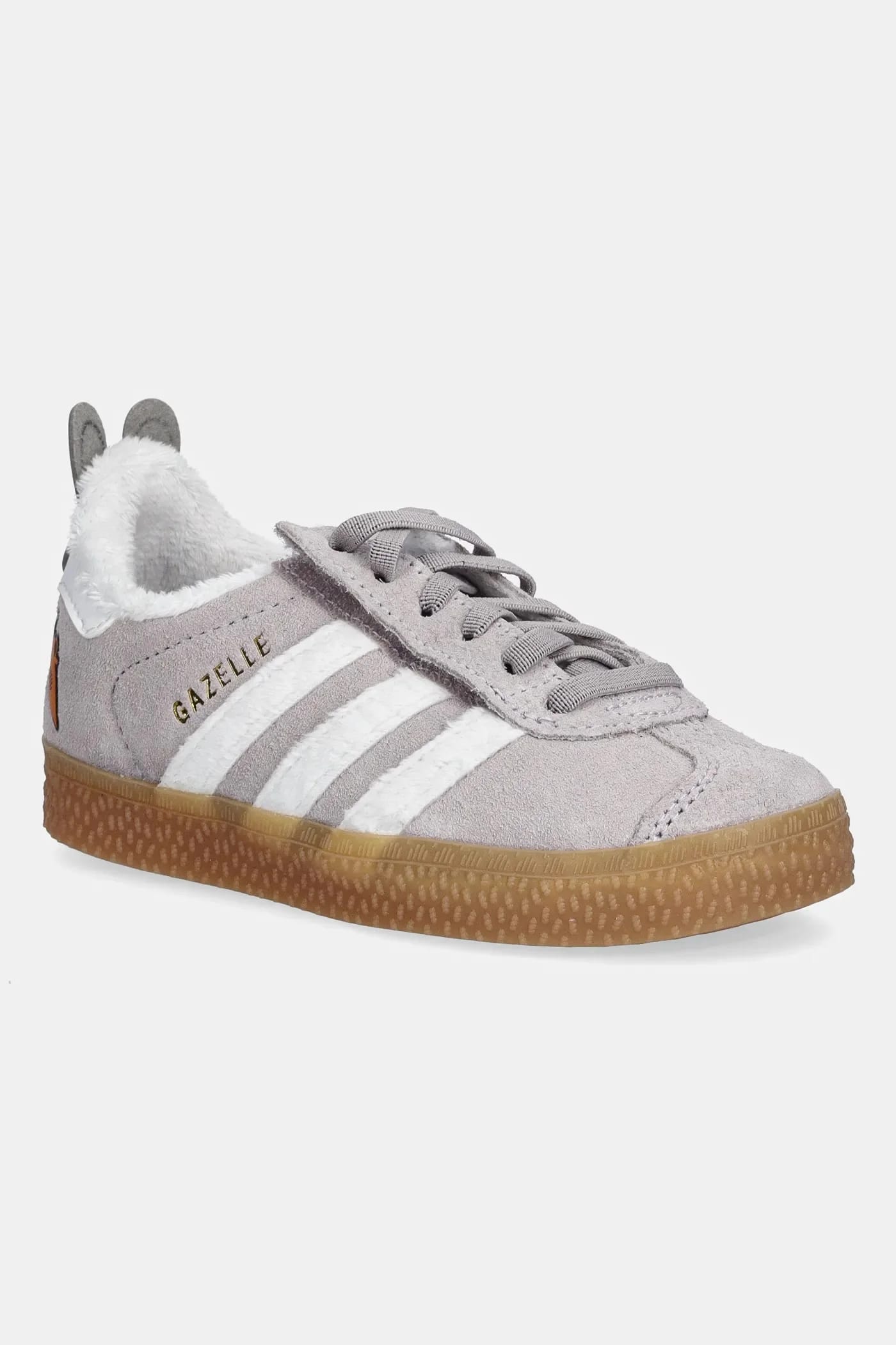Детские замшевые кроссовки GAZELLE фиолетовые для мальчиков