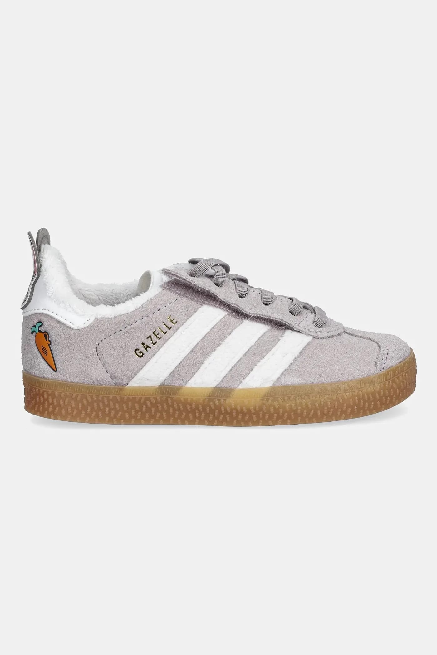 Детские замшевые кроссовки GAZELLE фиолетовые для мальчиков - фото 2