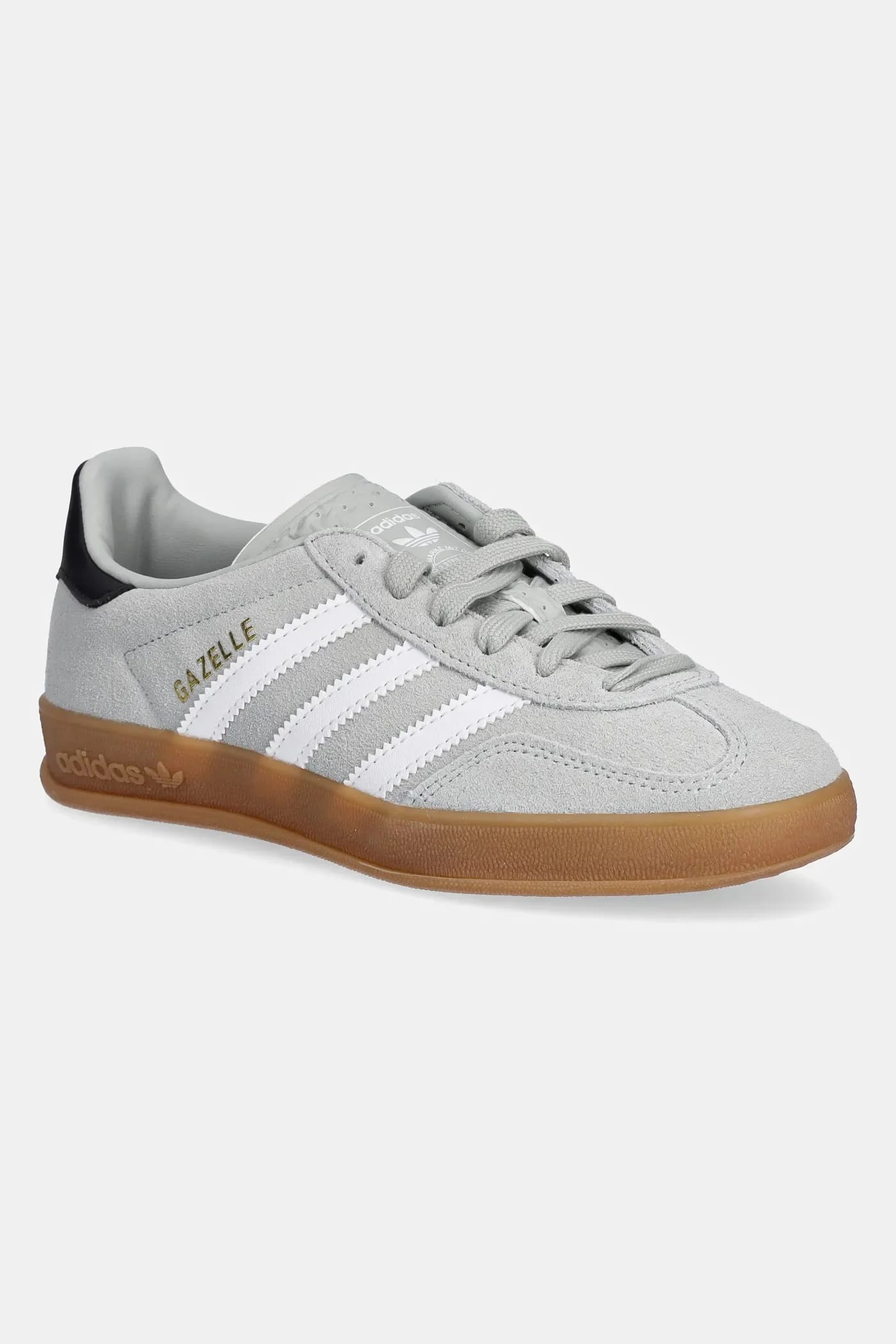 Детские кроссовки GAZELLE INDOOR серые для мальчиков