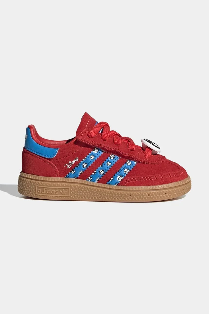 Детские кроссовки HANDBALL SPEZIAL красные для мальчиков