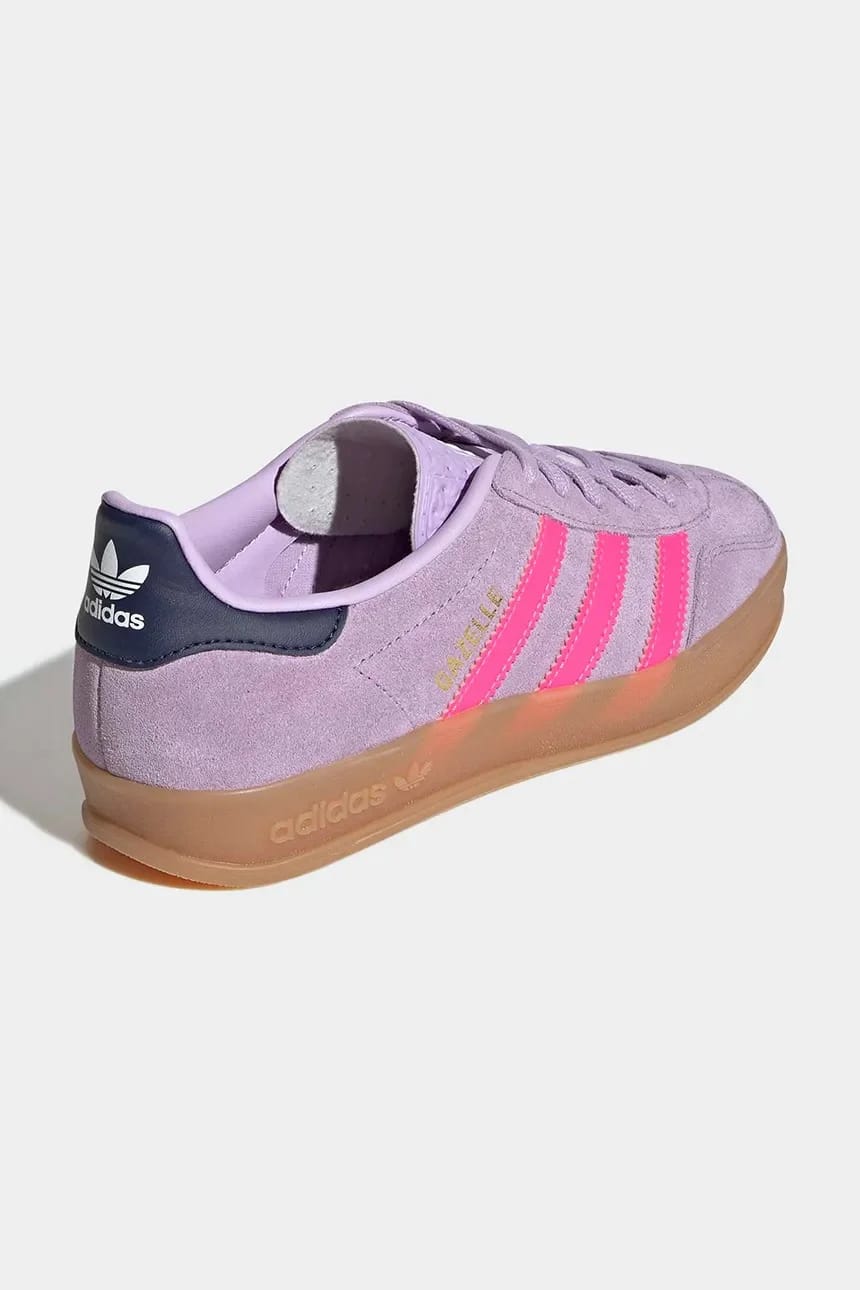 Детские кроссовки GAZELLE INDOOR фиолетовые для мальчиков - фото 3