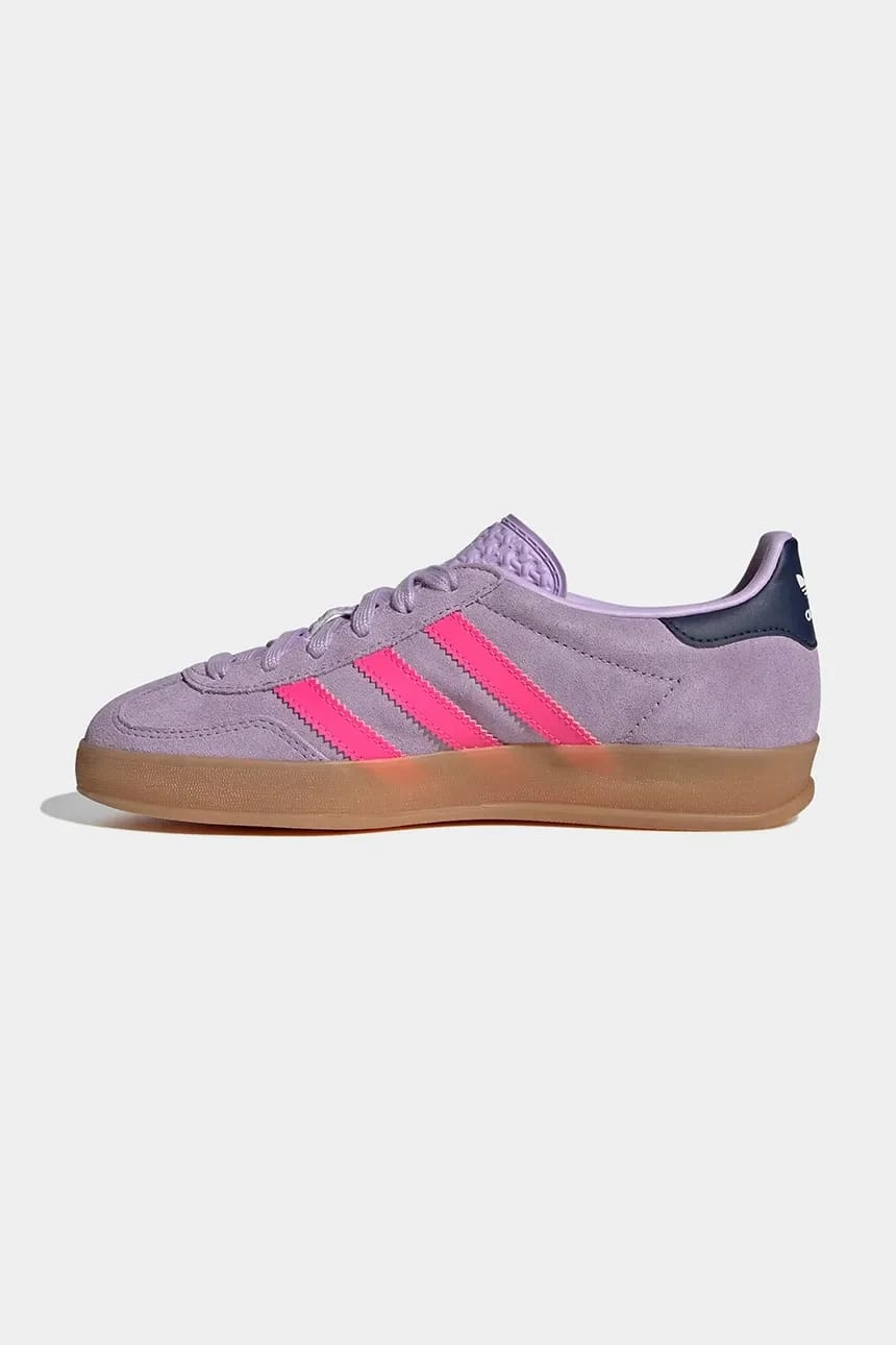 Детские кроссовки GAZELLE INDOOR фиолетовые для мальчиков - фото 4