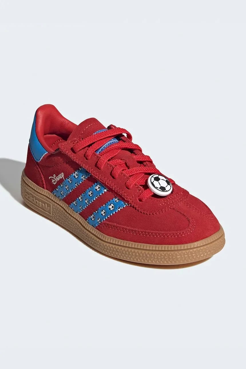 кроссовки HANDBALL SPEZIAL красные для мальчиков - фото 2