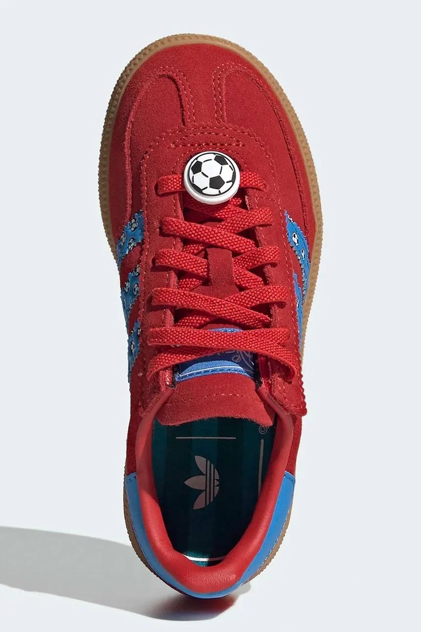 кроссовки HANDBALL SPEZIAL красные для мальчиков - фото 5