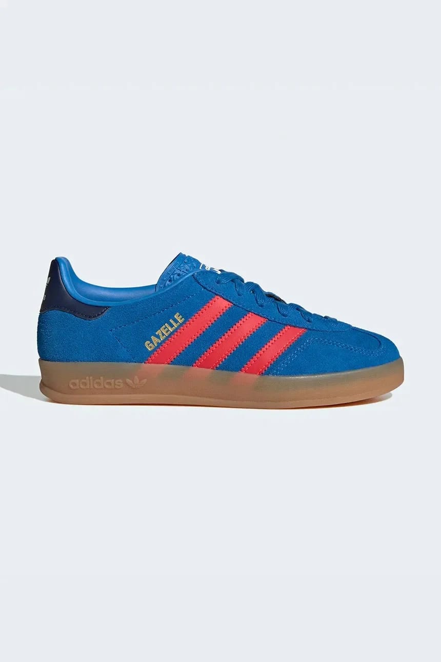 Детские кроссовки GAZELLE INDOOR синие для мальчиков