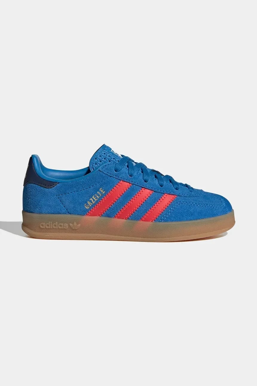 Детские кроссовки GAZELLE INDOOR синие для мальчиков