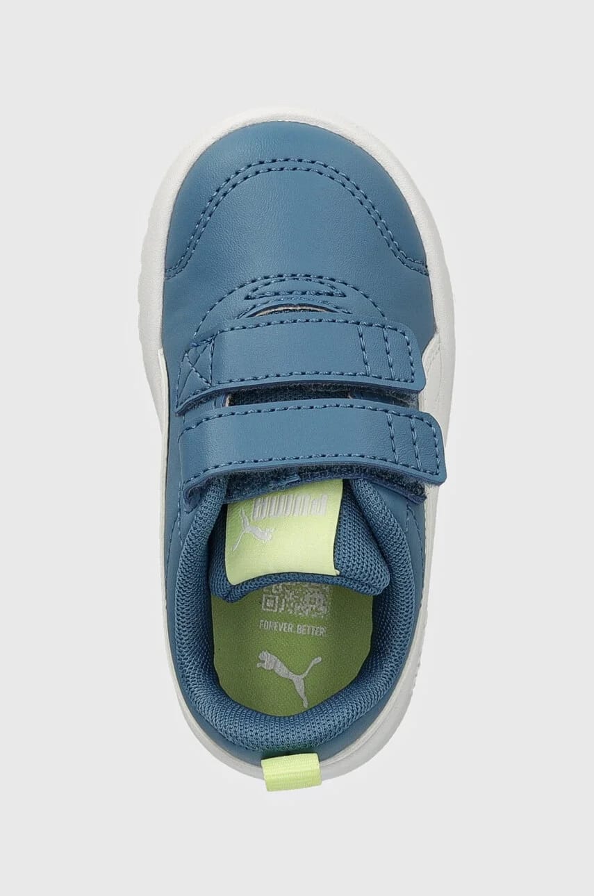 Детские кроссовки Courtflex V3 V синие для мальчиков - фото 4