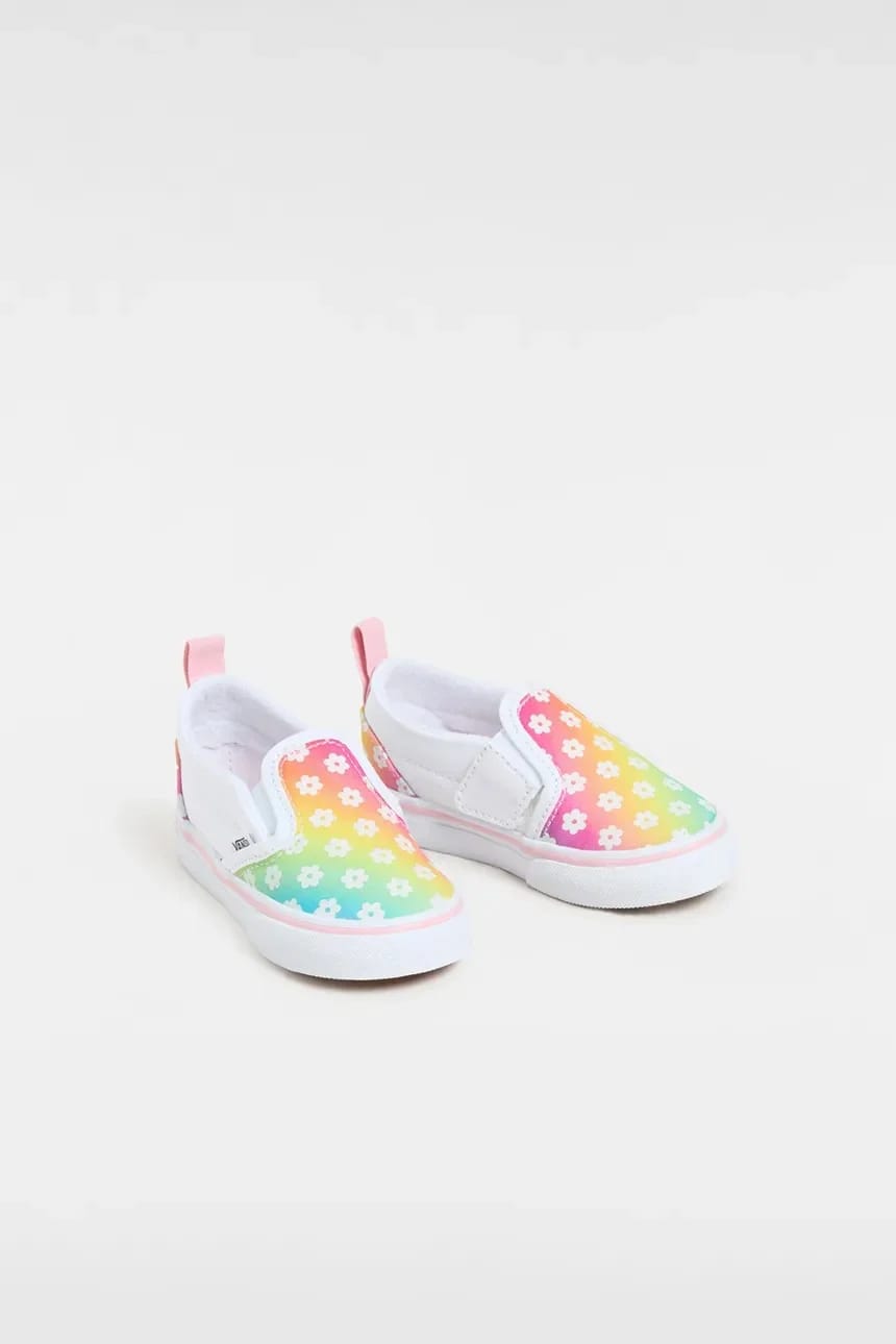 Детские кроссовки Slip-On V белые для девочек - фото 2