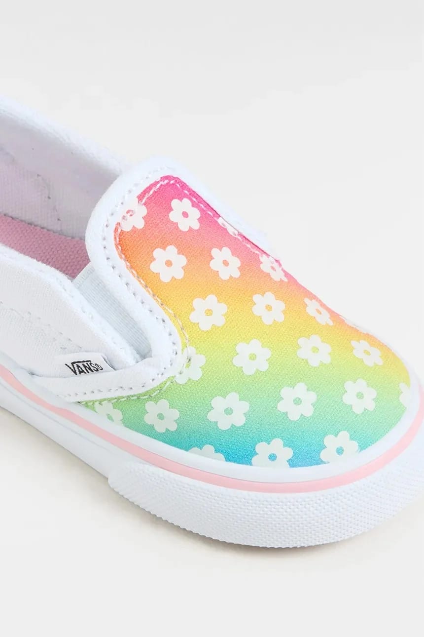 Детские кроссовки Slip-On V белые для девочек - фото 3