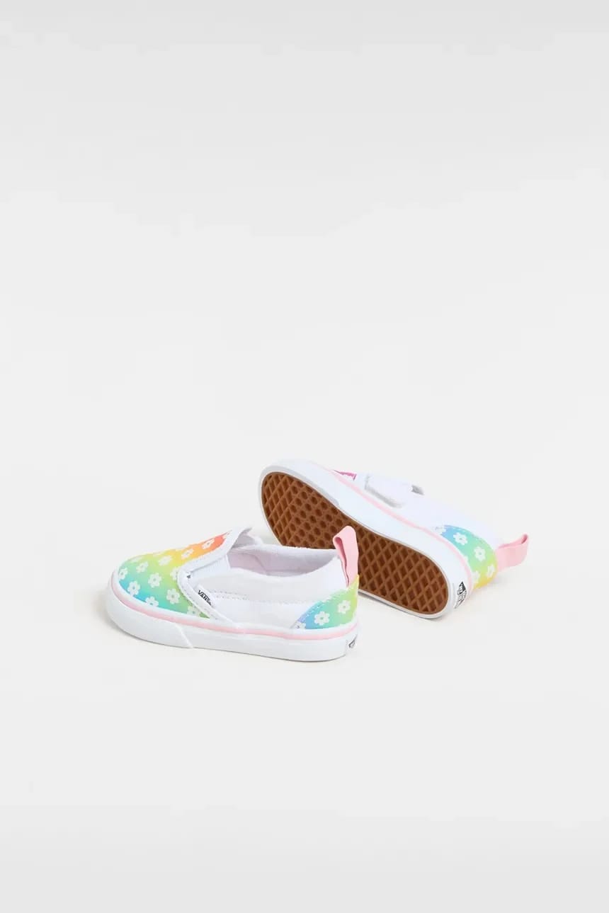 Детские кроссовки Slip-On V белые для девочек - фото 4