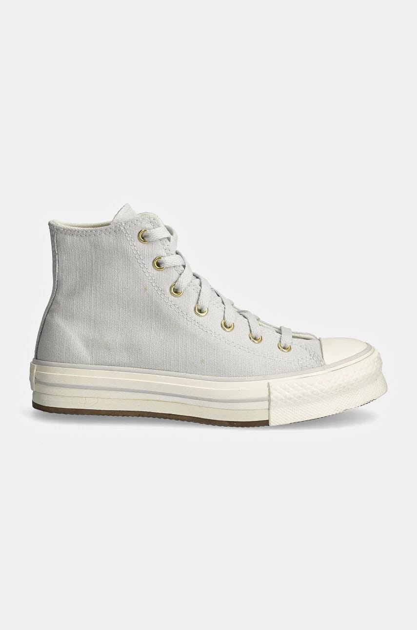 Детские кроссовки CHUCK TAYLOR ALL STAR EVA LIFT серые для девочек - фото 2