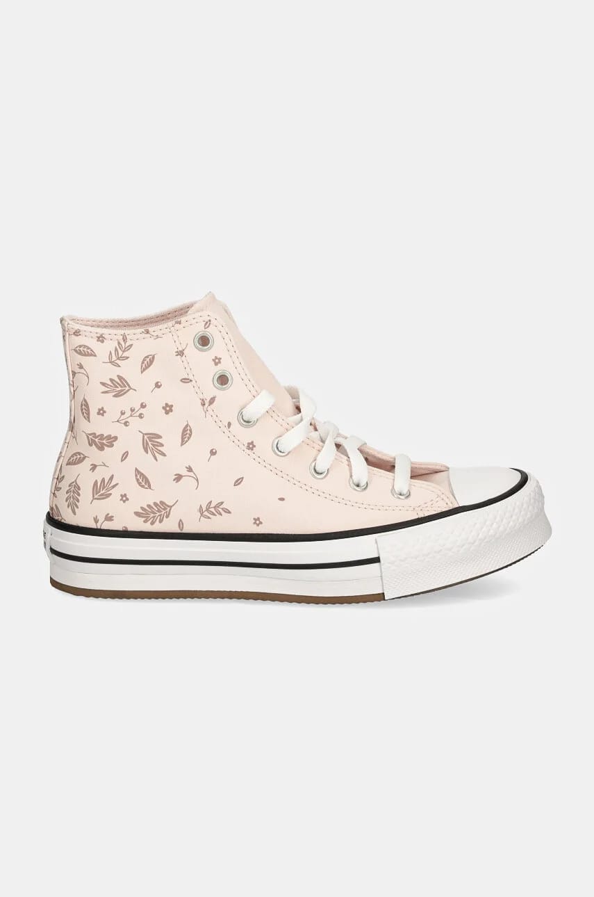 Детские кроссовки CHUCK TAYLOR ALL STAR EVA LIFT розовые для девочек - фото 2