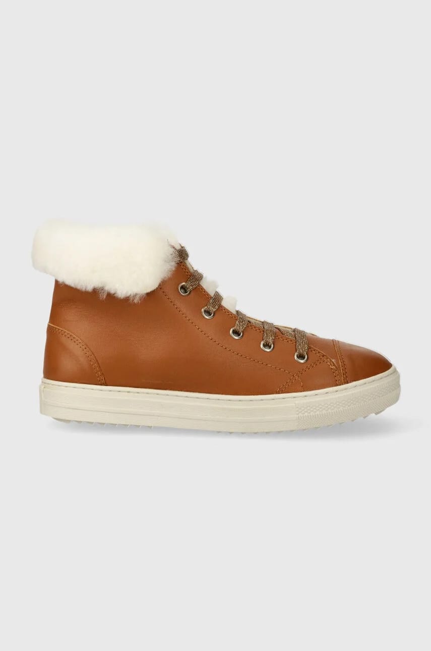 Детская кожаная зимняя обувь SWAG ZIP FUR