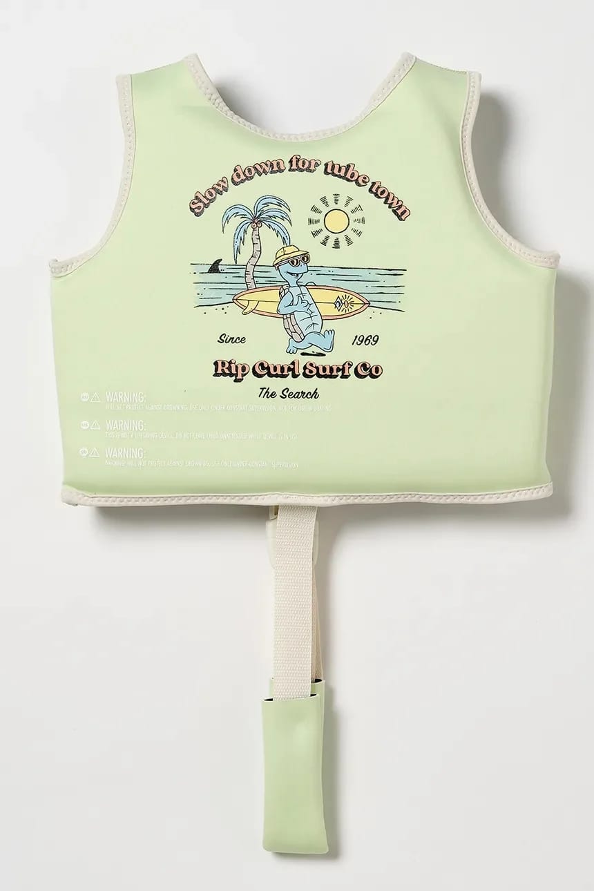Shred Turtle Aqua x Rip Curl детский купальный жилет для детей 2-3 лет - фото 2