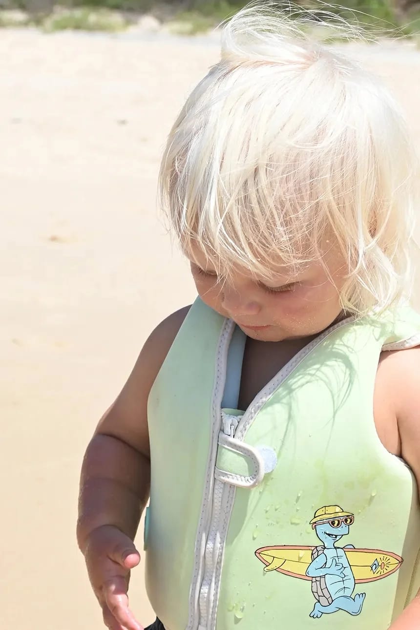 Shred Turtle Aqua x Rip Curl детский купальный жилет для детей 2-3 лет - фото 5