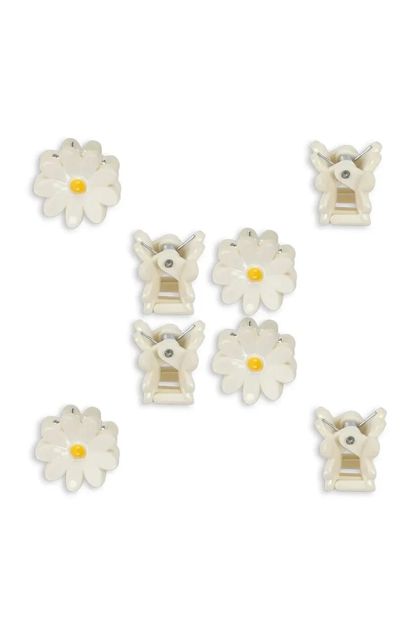 Детские заколки для волос DAISY MINI HAIR CLAW 8 шт. в упаковке - фото 2