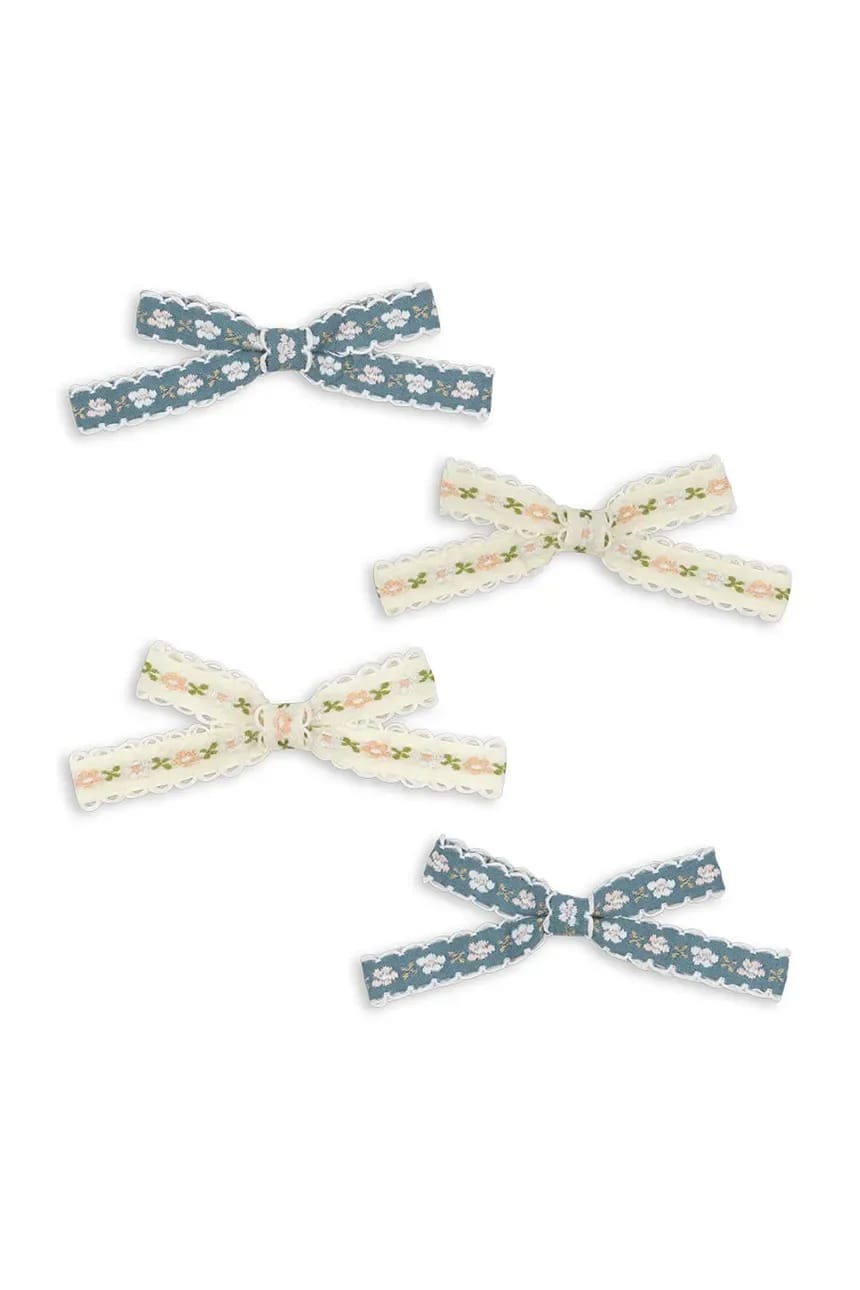 Детские заколки для волос LEONORA BOW HAIR CLIP 4 шт. - фото 2