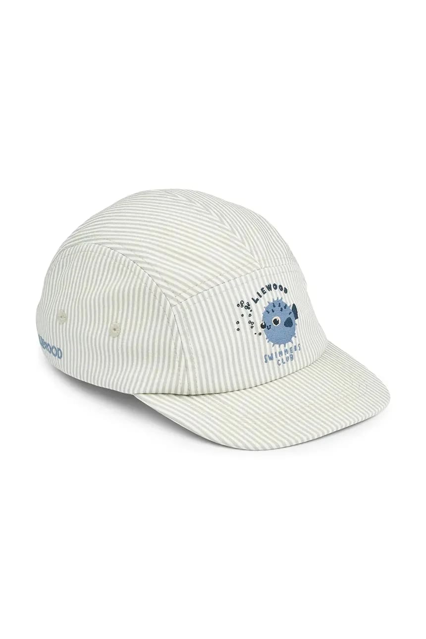 Детская хлопковая бейсболка Rory Seersucker Cap