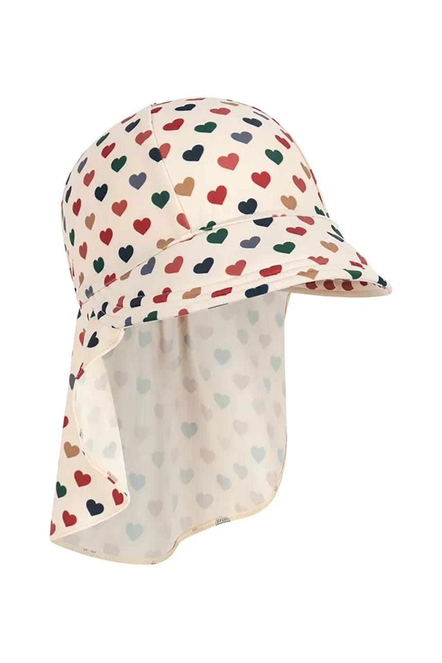 Детская бейсболка MANUCA FRILL SUN HAT GRS бежевая для девочек