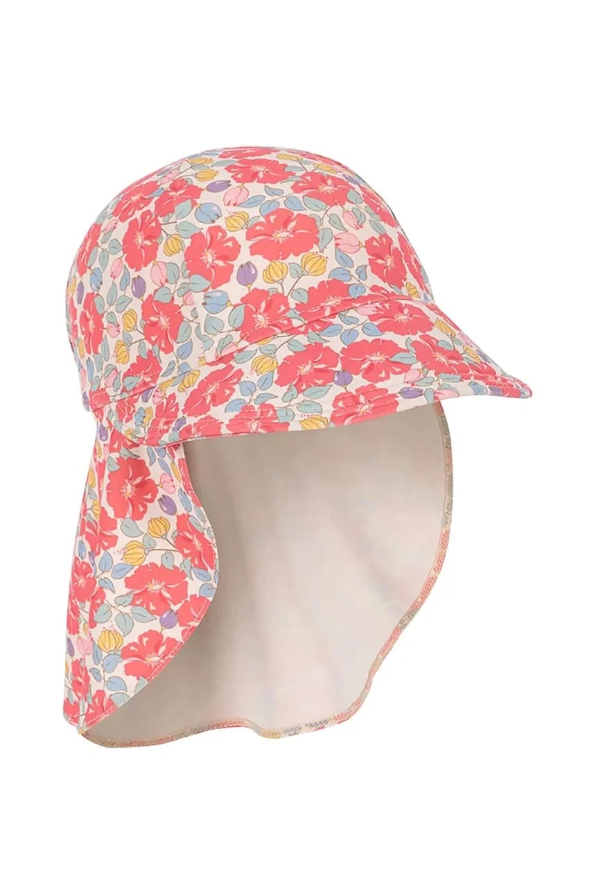Детская бейсболка MANUCA FRILL SUN HAT GRS розовая для девочек