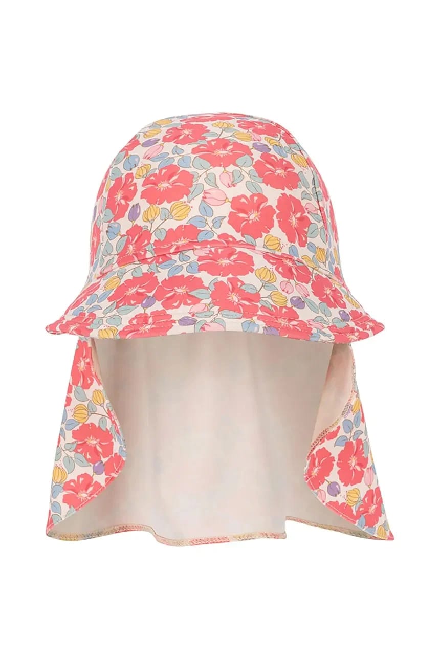 Детская бейсболка MANUCA FRILL SUN HAT GRS розовая для девочек - фото 2