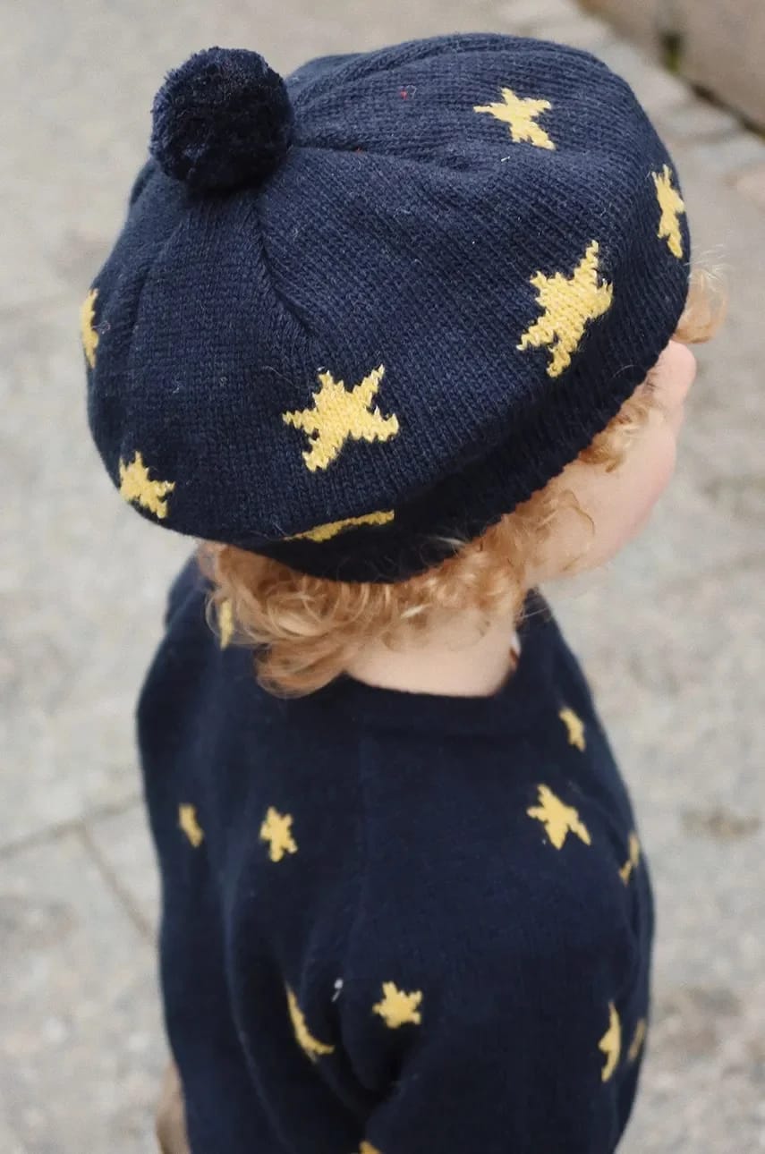Детский полушерстяной берет BELOU KNIT BERET