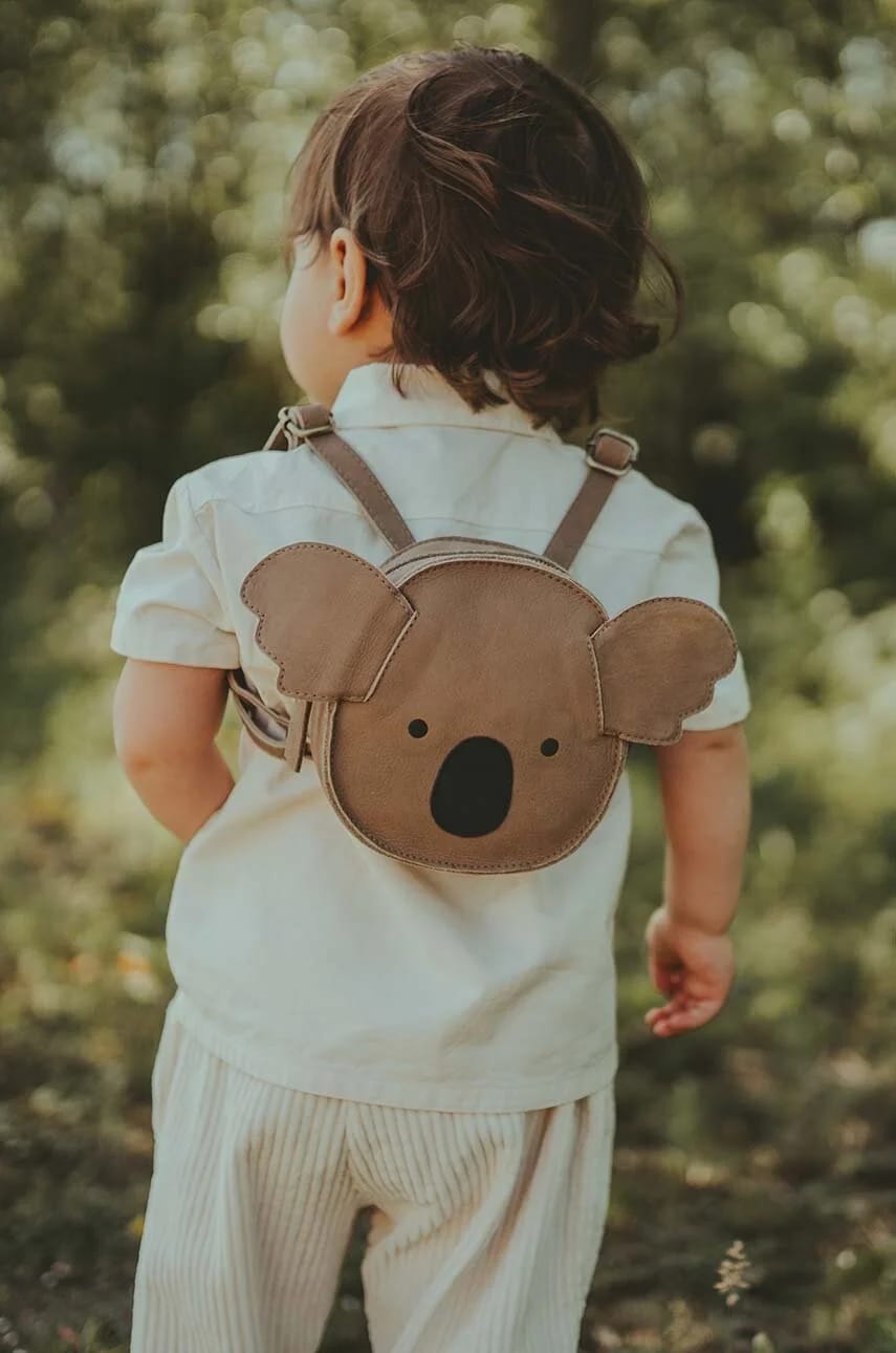 Kapi Classic Backpack Детский кожаный рюкзак Koala
