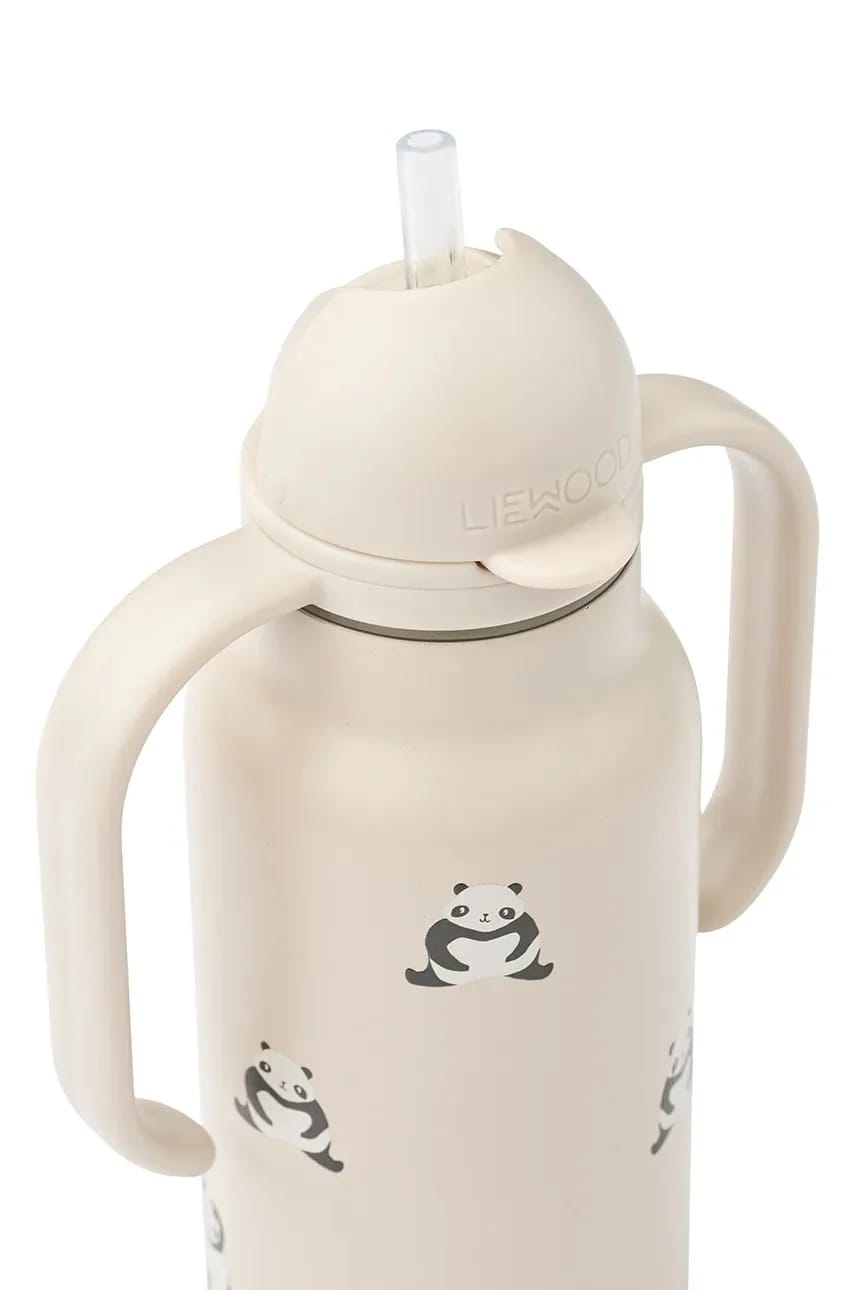 Термобутылка детская Kimmie Water Bottle 250 мл бежевый для мальчиков - фото 3