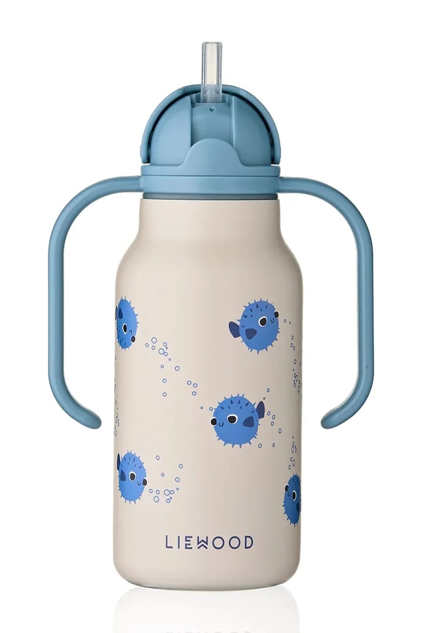 Термобутылка детская Kimmie Water Bottle 250 мл синий для мальчиков - фото 2