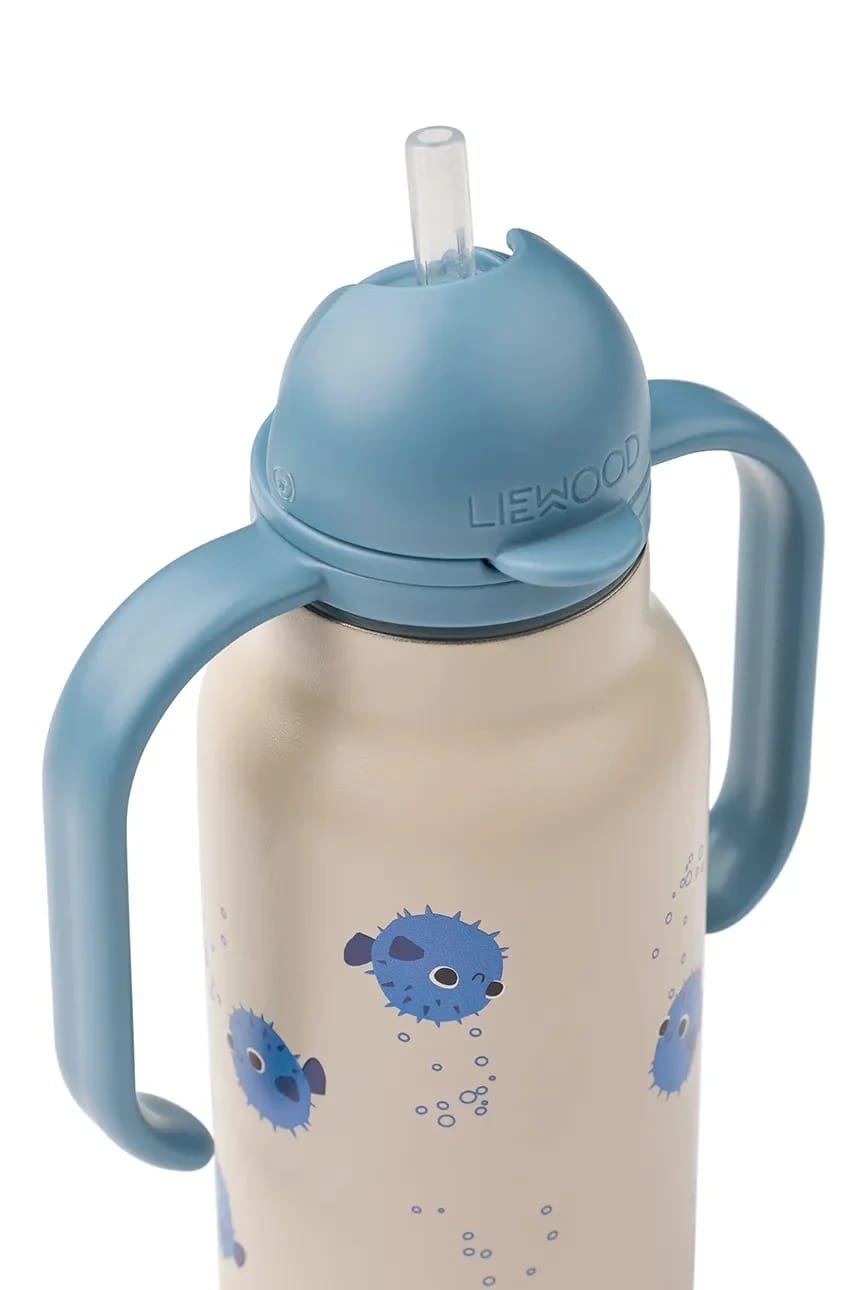 Термобутылка детская Kimmie Water Bottle 250 мл синий для мальчиков - фото 3