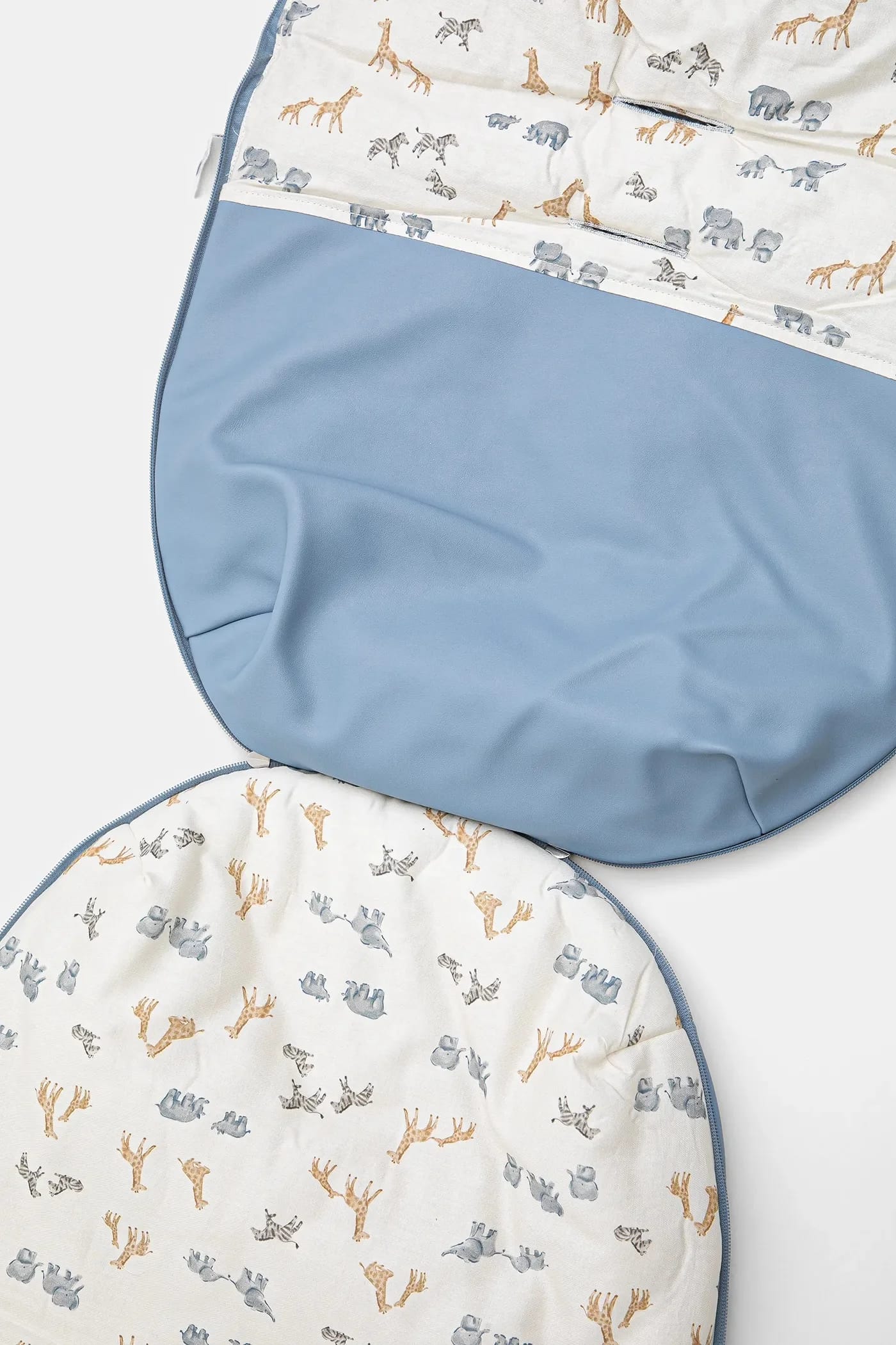Детский спальный мешок синий для мальчиков - фото 7