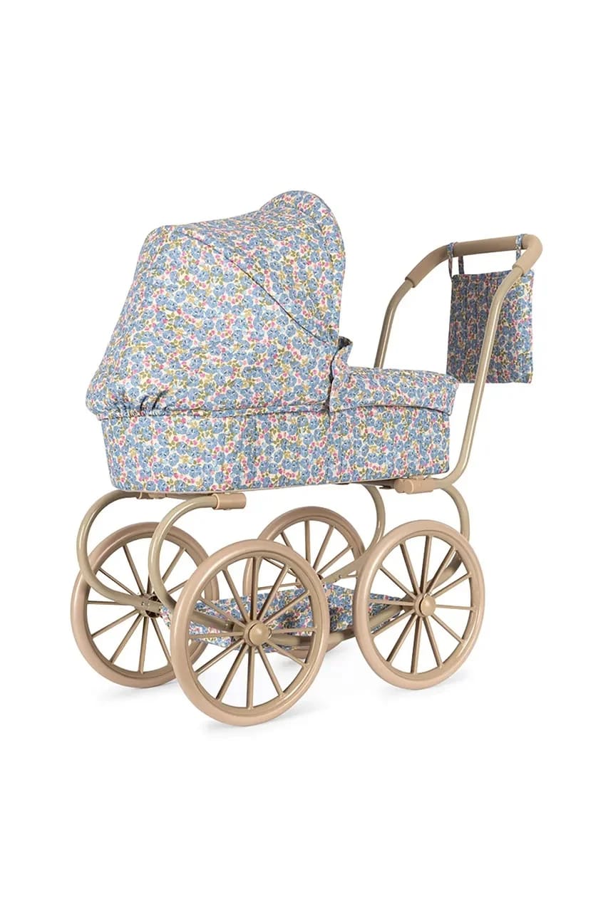 Коляска для кукол MINNIE DOLL PRAM синий для девочек - фото 3