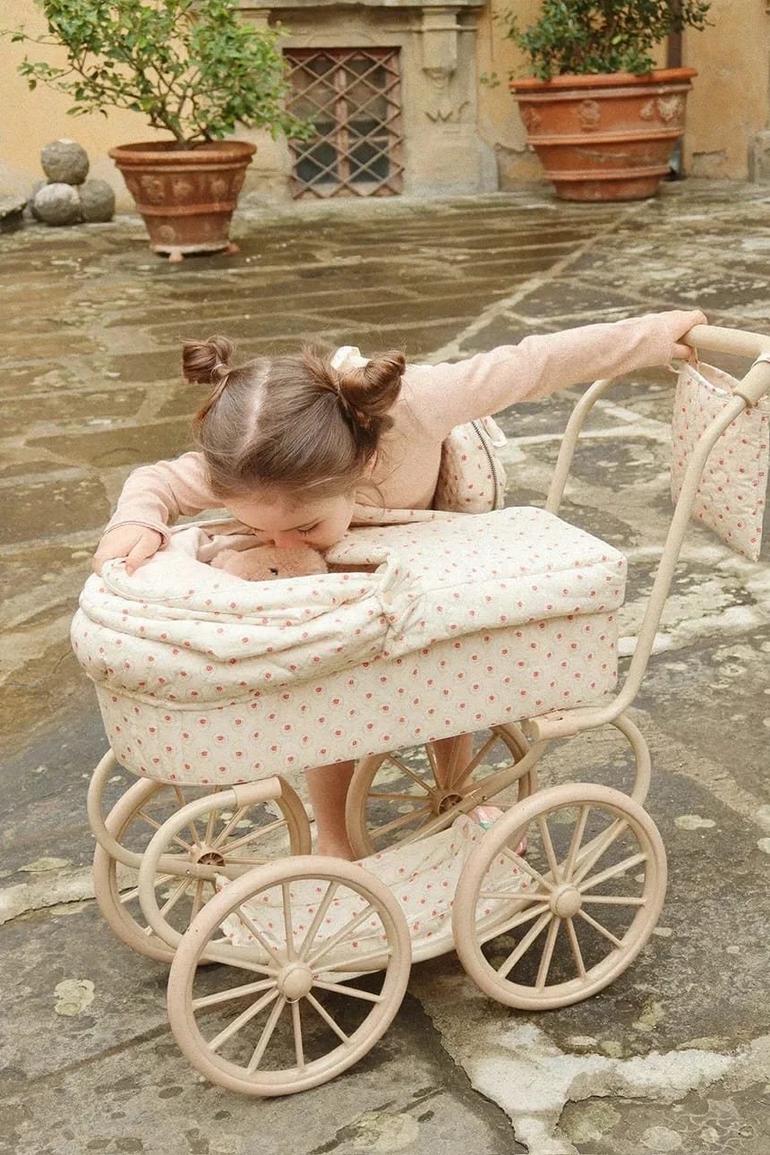Коляска для кукол MINNIE DOLL PRAM бежевый для мальчиков
