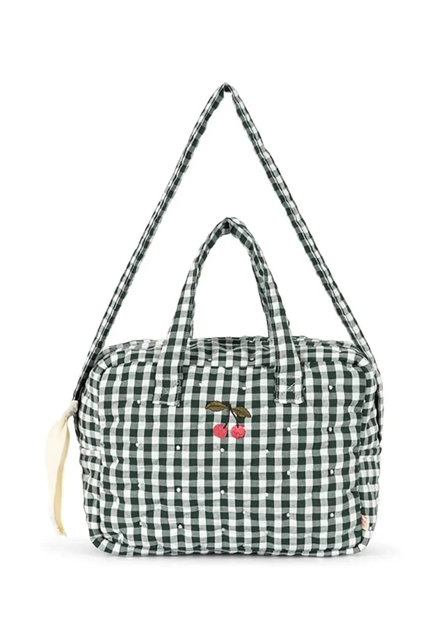 DOLL BAG сумка для кукольной коляски зеленая для девочек
