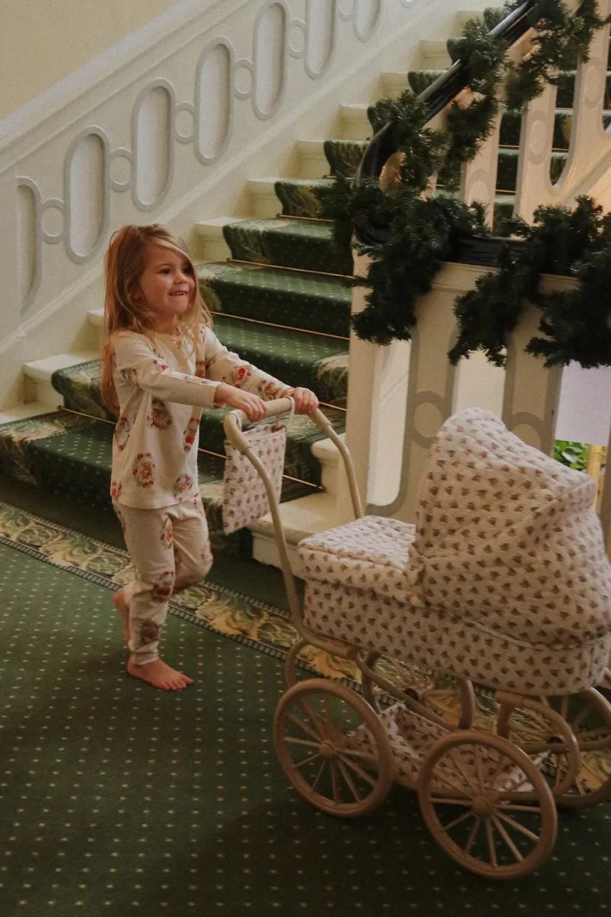 Коляска для кукол MINNIE DOLL PRAM бежевый для девочек - фото 10