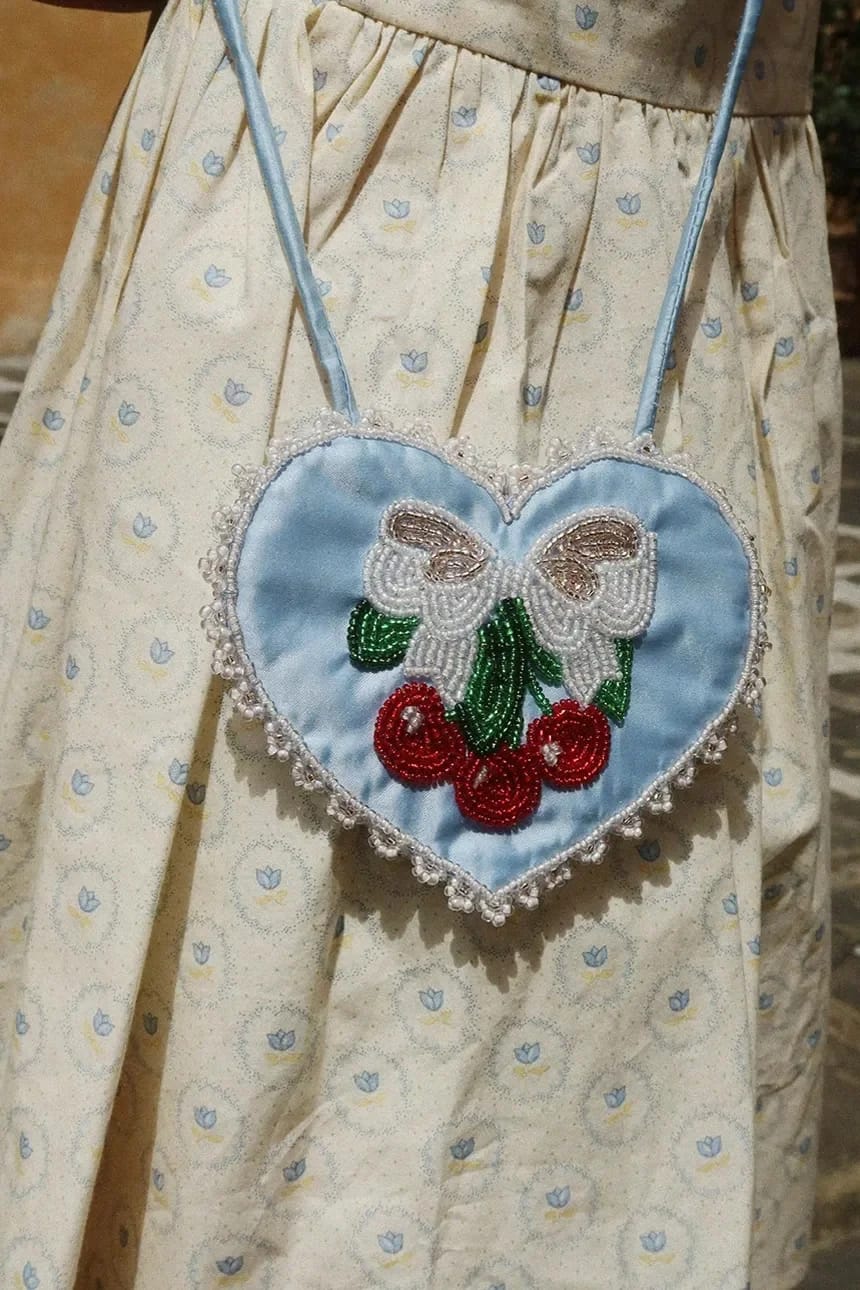 Детская сумка через плечо BEADED HEART MINI PURSE