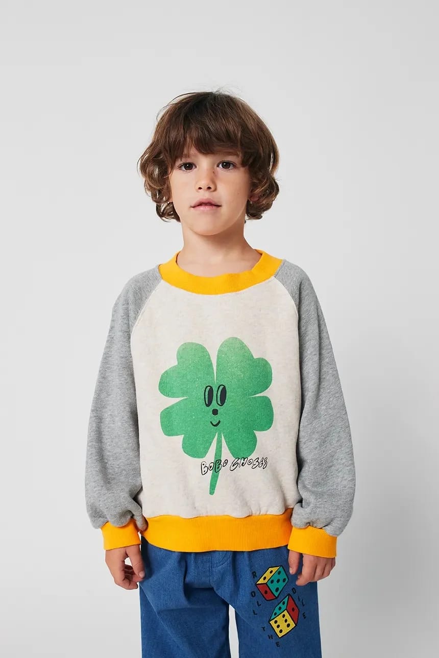 Детская хлопковая толстовка Lucky Clover - фото 5